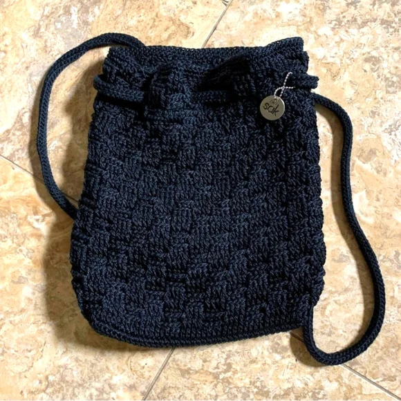 The Sak | Bags | The Sak Crochet Knit Backpack Small Black  display picture 1